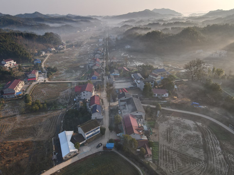 乡村清晨