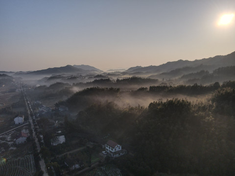 乡村清晨