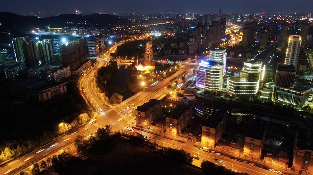 青岛李沧区夜景