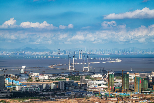 深中通道2021年5月建设进度