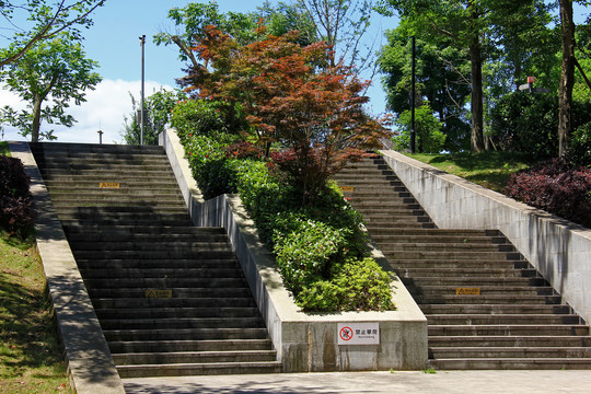 颛顼广场入口台阶