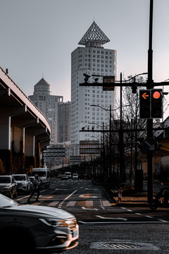 上海浦西街景