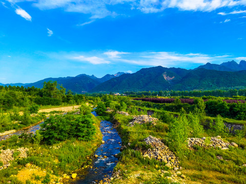 西安秦岭北麓库峪口