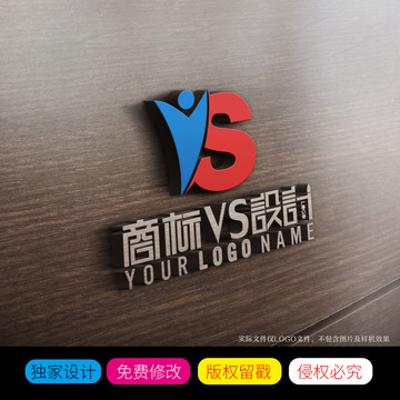 VS字母组合标志商标LOGO