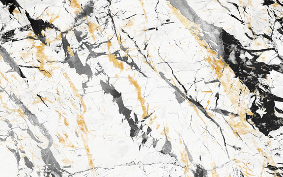 高清金箔爵士白石纹背景墙