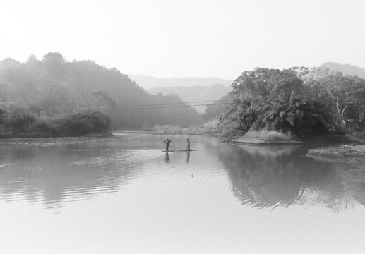 水墨山水风景画