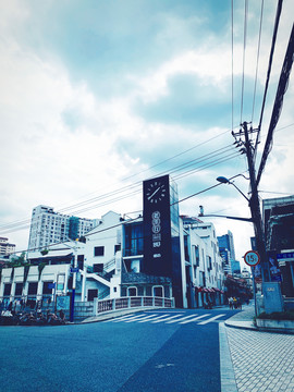 上海街口街景