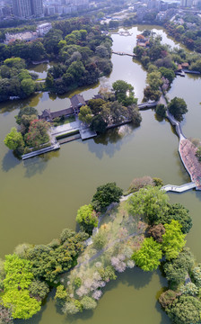 航拍佛山禅城