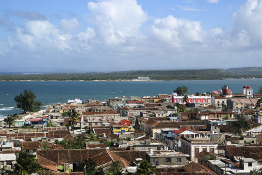 古巴海边民居