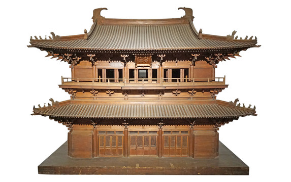 独乐寺观音阁建筑模型