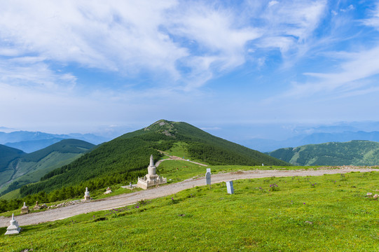 五台山台顶风光