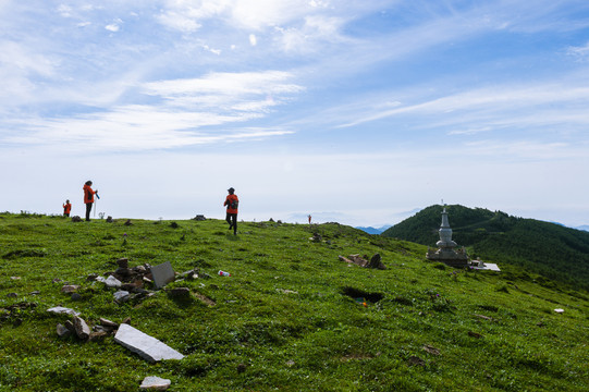 五台山台顶风光