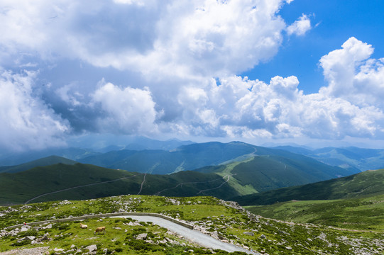 五台山台顶风光