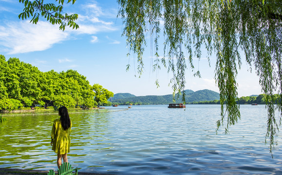 杭州西湖春色