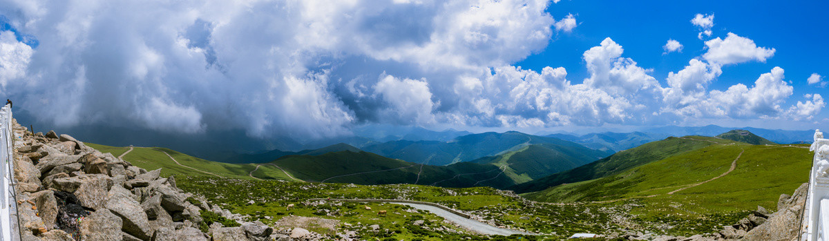 五台山风光全景图