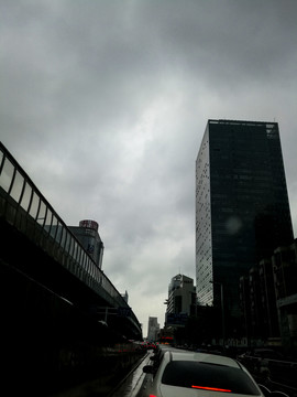 城市乌云