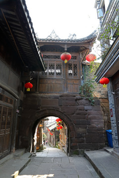 老重庆城门洞