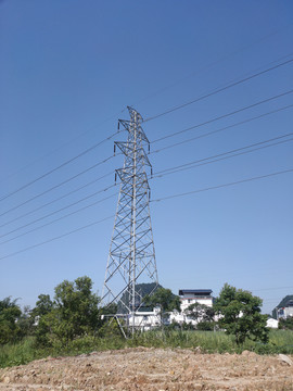 高压塔高压电线