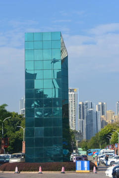 深圳世界之窗玻璃凯旋门景点