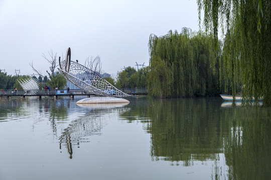 郑州雕塑公园风光