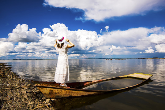 海景美女