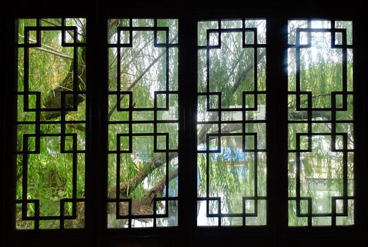 园林窗户