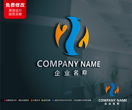 传媒广告公司标志科技logo