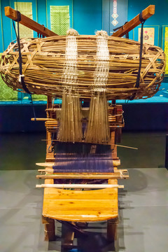 广西民族博物馆壮族竹笼机