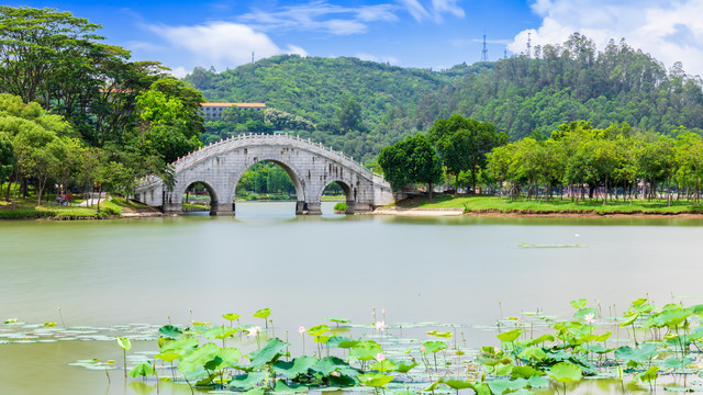 顺峰山公园玉带桥