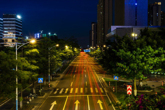 顺德大良夜景