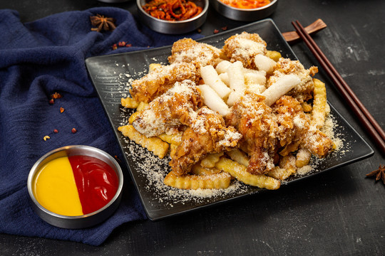韩国传统炸鸡