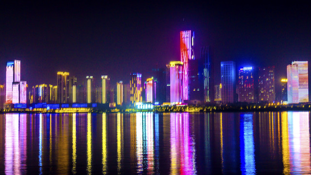 湘江城市夜景