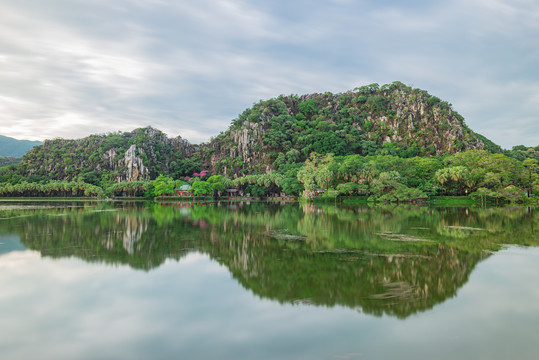 肇庆风景星湖风景区山水景色