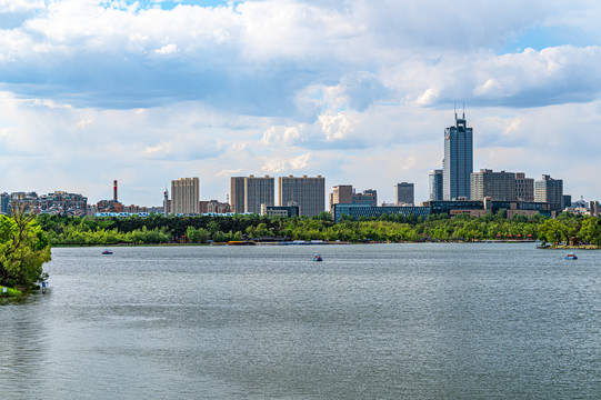 中国长春南湖公园风景