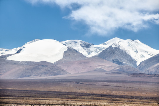 喜马拉雅山脉雪山