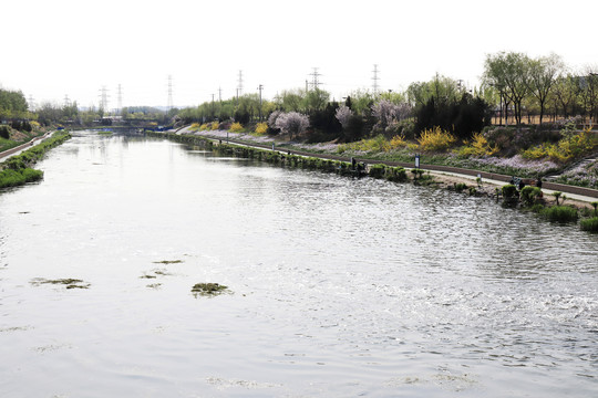 北京城市风光北京凉水河