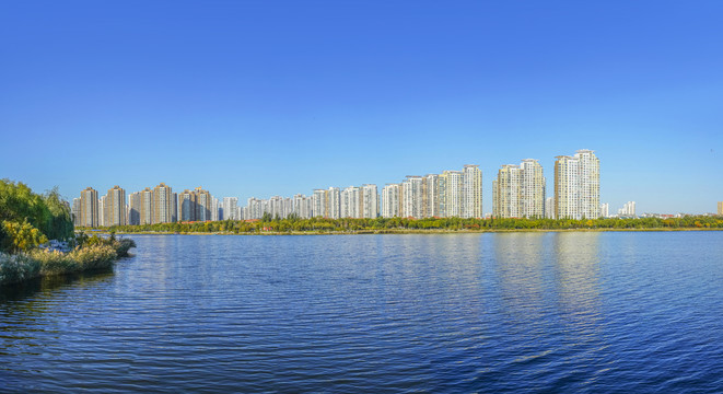 天津梅江居住区全景大画幅