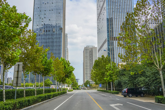 天津响螺湾街景