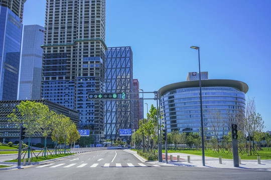 天津于家堡街景