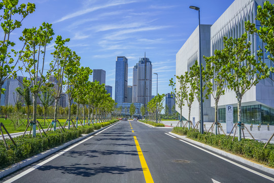 天津于家堡街景