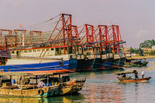 胶卷色彩之渔港