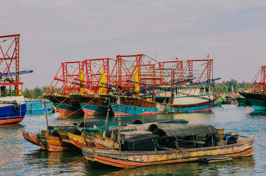 胶卷色彩之渔港
