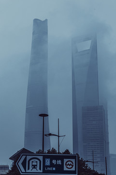 阴天上海