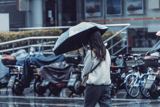 上海雨天