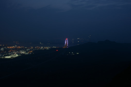 五峰山大桥夜景