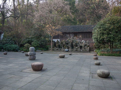 杭州玛瑙寺大殿遗址