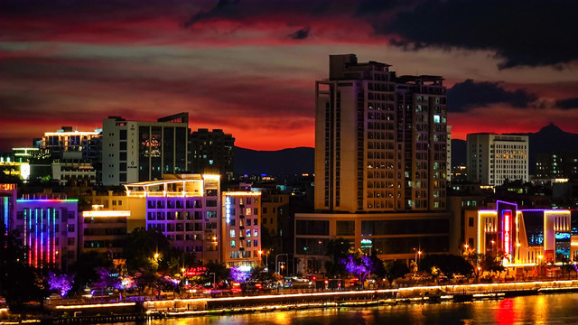 都市风光夜景