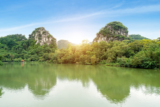 柳州龙潭公园山水