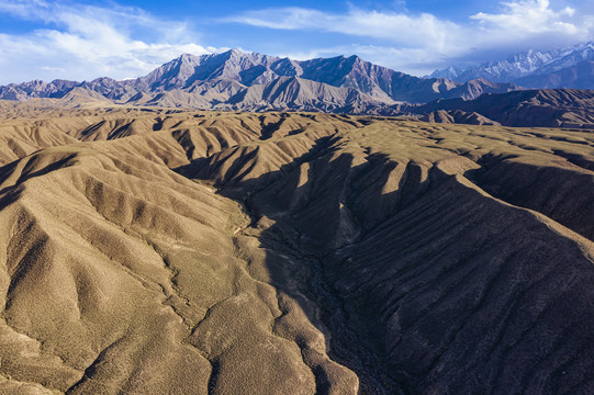 高山草原沟壑