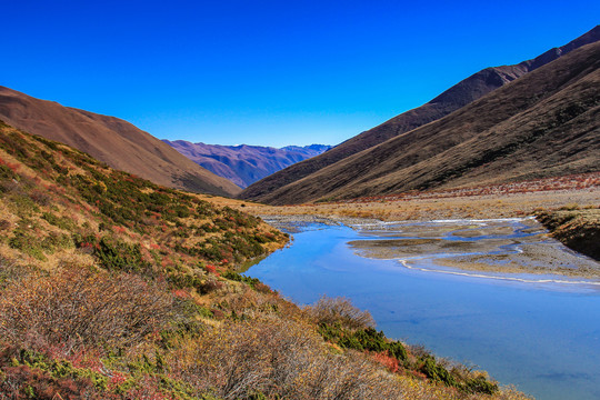 贡嘎山风光